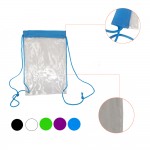 PVC Clear Drawstring Backpack with Logo
