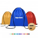 Personalized 210D Polyester Drawstring Backpack