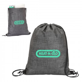 Customized Wolf Drawstring Backpack  Customized Wolf Drawstring Backpack