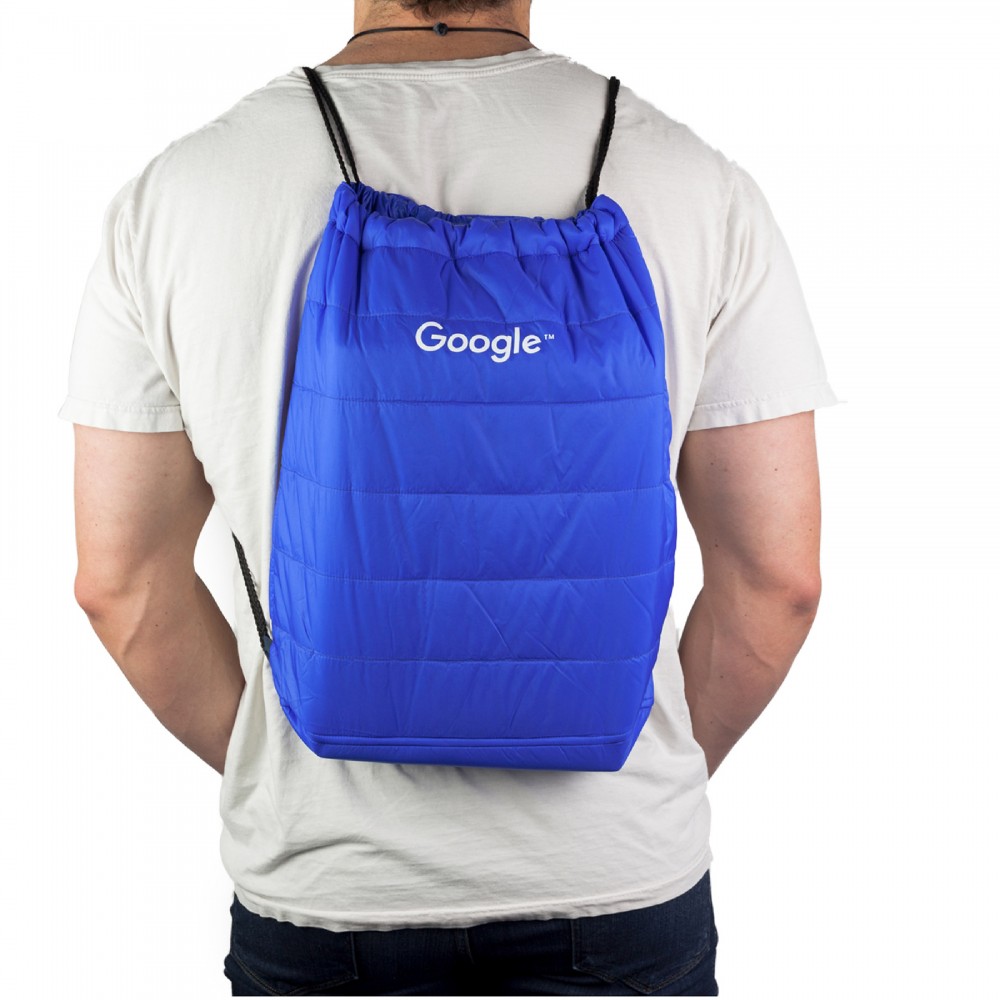 Costanza Cinch Backpack with Logo