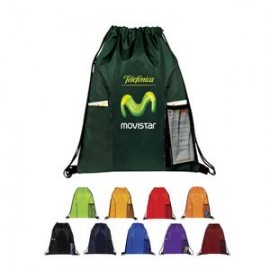 Personalized Pockets Drawstring Bag