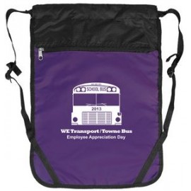 Double Compartment Sports Backpack with Logo