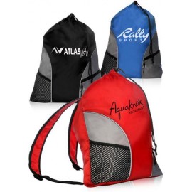 Sporter Drawstring Backpacks with Logo