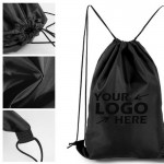 Customized 210D Polyester Drawstring Backpack
