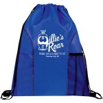 Personalized Dual Pocket Drawstring Backpack