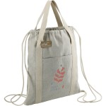 Repose 5oz. Recycled Cotton Drawstring Bag with Logo