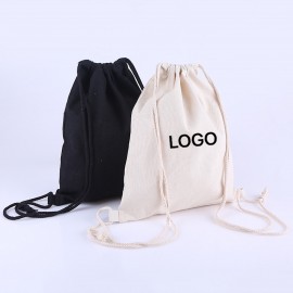 Custom Cotton Drawstring Backpack  Custom Cotton Drawstring Backpack