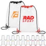 Promotional Clear Drawstring Cinch Backpack