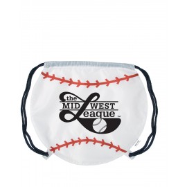 Personalized Baseball Drawstring Bag