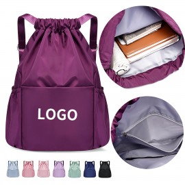 Custom Large Capacity Drawstring Drawstring Pocket