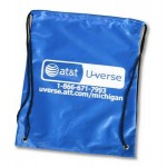 Personalized Drawstring 210D Nylon Bag 16"x14.5"