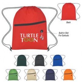 Promotional Non-Woven Hit Sports Pack With Front Zipper