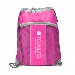 Promotional The Leader Drawstring Bag - Pink