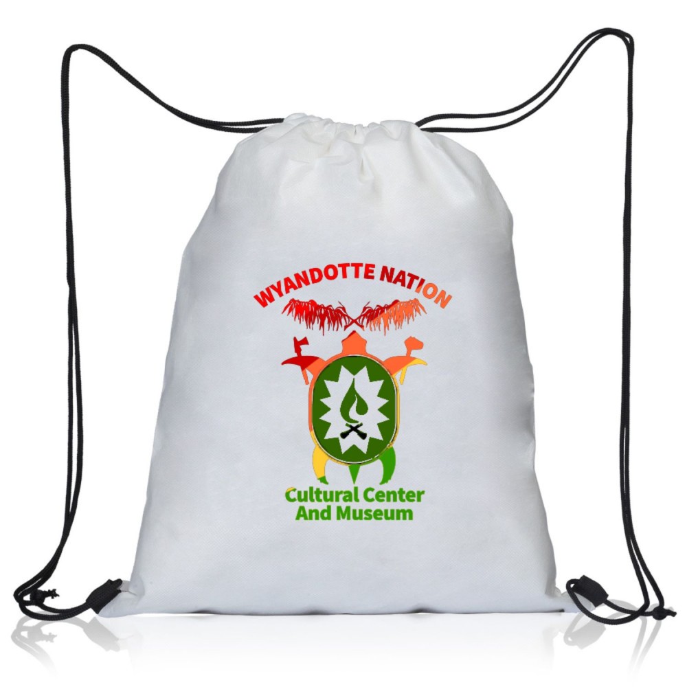 Full Color Bag Non-Woven Drawstring Sublimation Backpacks with Logo