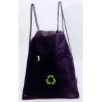 Recycled Drawstring Backpack with Logo
