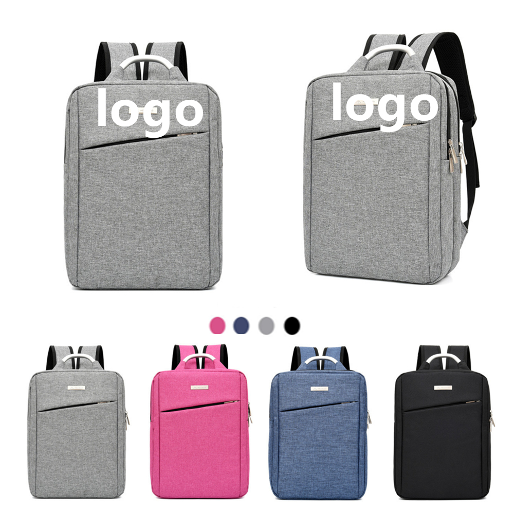 Promotional Multi Function Backpack With Sleek Handle And USB Charging Port
