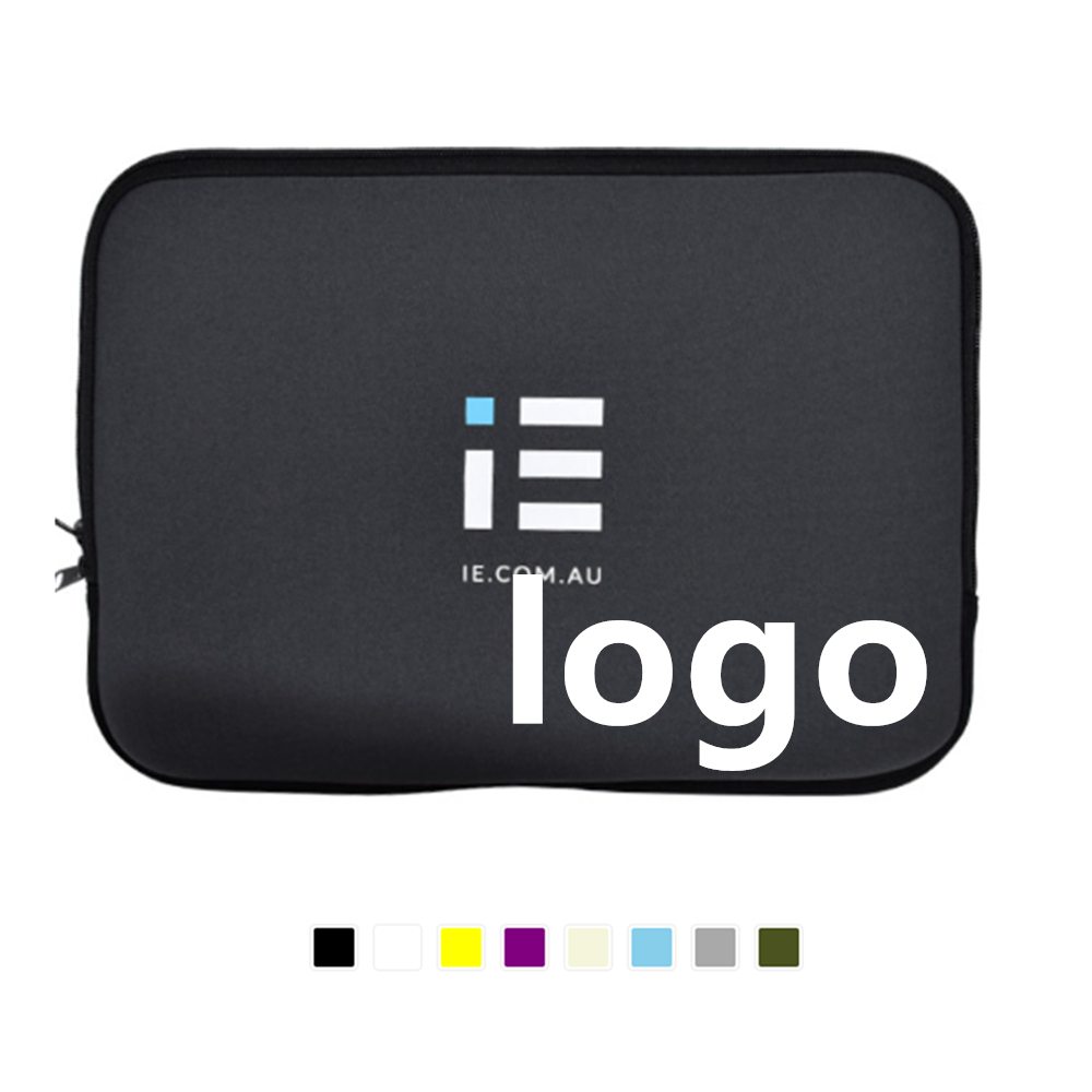 Customized Neoprene Laptop Sleeve Bag With Zippered Closure