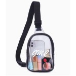 Mini Clear Sling Bag with Logo