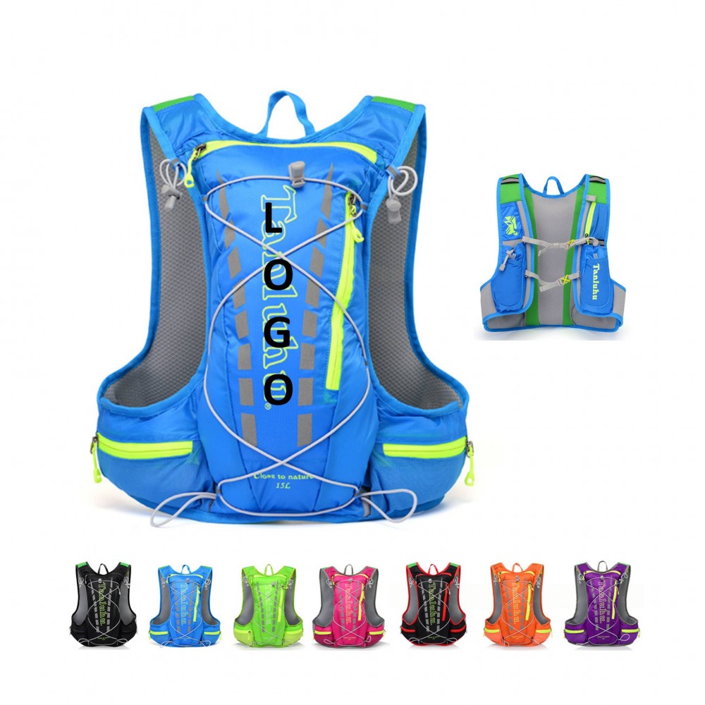 Outdoor Marathon Cycling Hiking Backpack Vest Bag with Logo