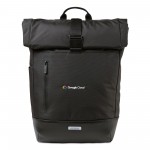 Moleskine Metro Rolltop Backpack - Black with Logo
