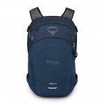 Osprey Nebula - Atlas Blue Heather with Logo