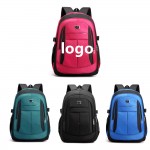 Heavy duty Unisex Student Backpack With Large Capacity with Logo