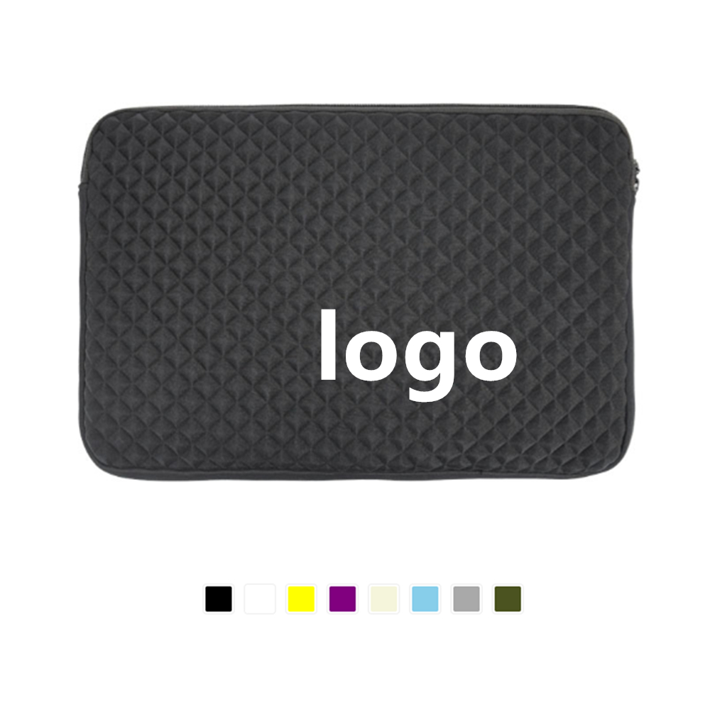 Padded Neoprene Laptop Sleeve Case With Fleece Interior with Logo
