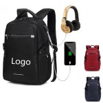 Travel Backpack With Usb Charging Port with Logo