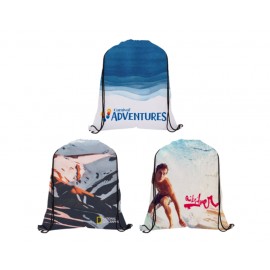 Custom Dye-Sublimated Drawstring Backpack