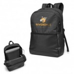 Custom Embroidered Power Loaded Tech Squad USB Backpack w/PowerBank