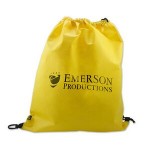 Drawstring Backpack (20"x17") with Logo