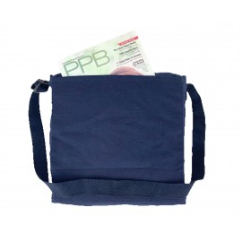 Custom Messenger Bag - Navy Blue  Custom Messenger Bag - Navy Blue