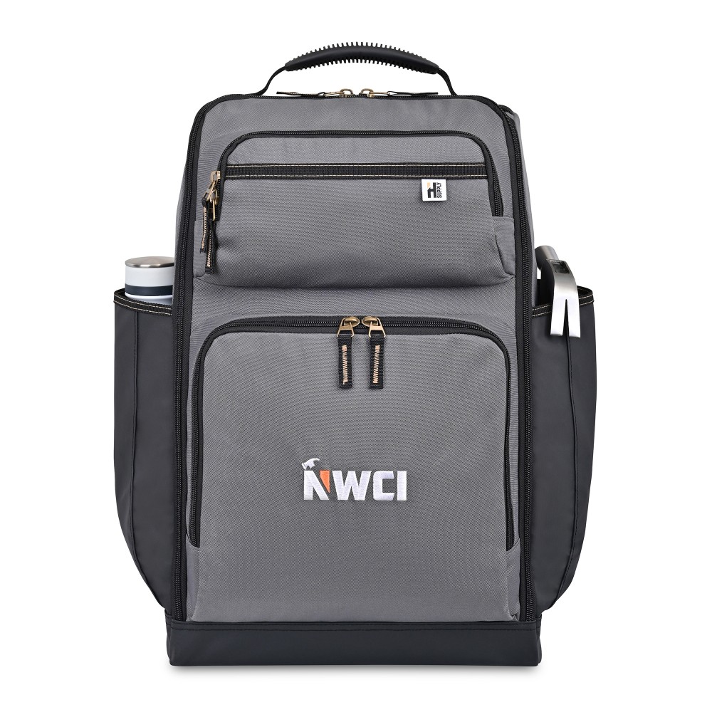 Logo Branded Heritage Supply Pro Tool Backpack - Dark Grey Logo Branded Heritage Supply Pro Tool Backpack - Dark Grey