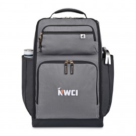 Logo Branded Heritage Supply Pro Tool Backpack - Dark Grey