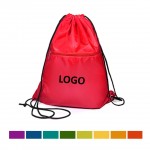 Promotional Drawstring Backpack With Front Zipper