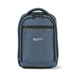 Samsonite Modern Utility Small Computer Backpack - Blue Chambray Custom Embroidered