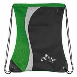 Imported Back Pack Drawstring Mesh Backpack (90-120 Day Delivery!) with Logo