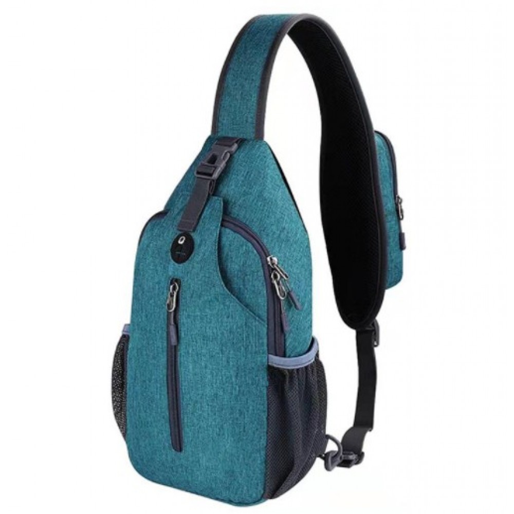 Logo Branded Crossbody Sling Backpack Sling Bag Travel Hiking Chest Bag Daypack