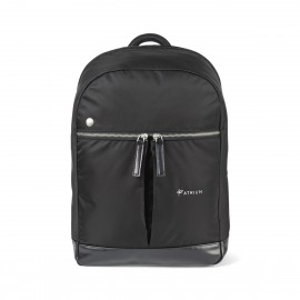 Travis & Wells Lilah Laptop Backpack - Black with Logo