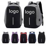 15.6'' Anti theft backpack with USB Charging Port with Logo