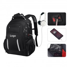 Travel Laptop Backpack with USB Port with Logo  Travel Laptop Backpack with USB Port with Logo