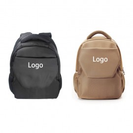 Nylon Casual Backpack with Logo