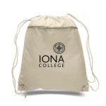 Polyester drawstring backpack with Logo