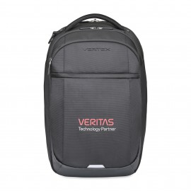 Vertex Brooklyn Laptop Backpack - Black with Logo