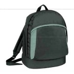 Backpack w/Double Zipper Main Compartment with Logo