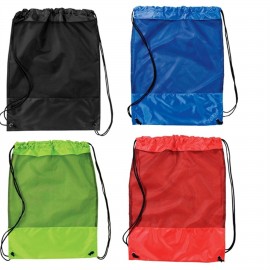 Promotional 210D Polyester Drawstring Sport Packbag