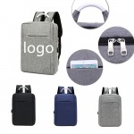 Water Proof Laptop Backpack With USB Port And Handle with Logo