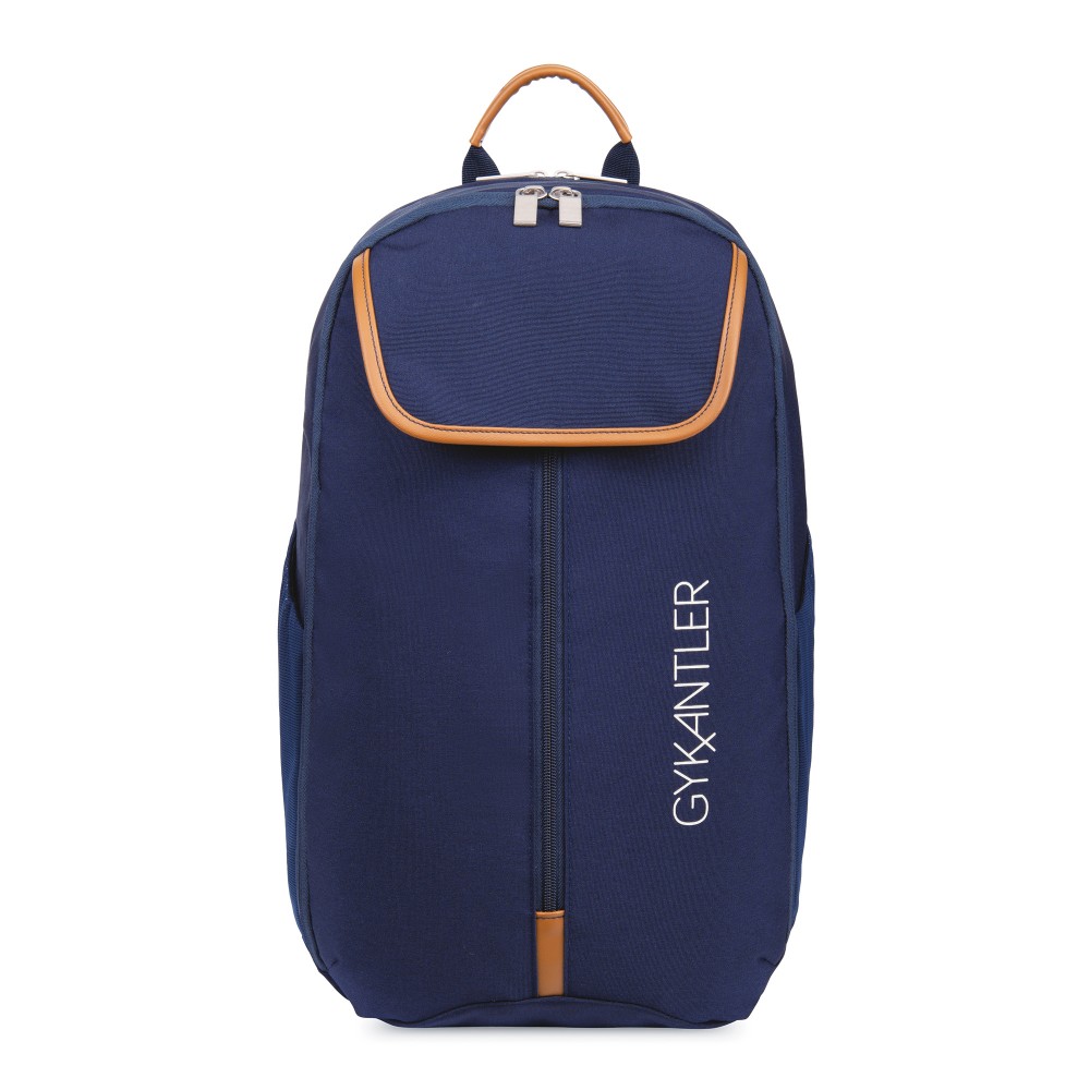 Mobile Office Hybrid Laptop Backpack - Navy Heather with Logo