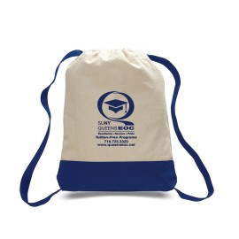 Canvas Sports Backpack - Heat Transfer (Colors) with Logo  Canvas Sports Backpack - Heat Transfer (Colors) with Logo