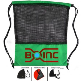 Promotional Mesh Drawstring Bag (15" x 18")